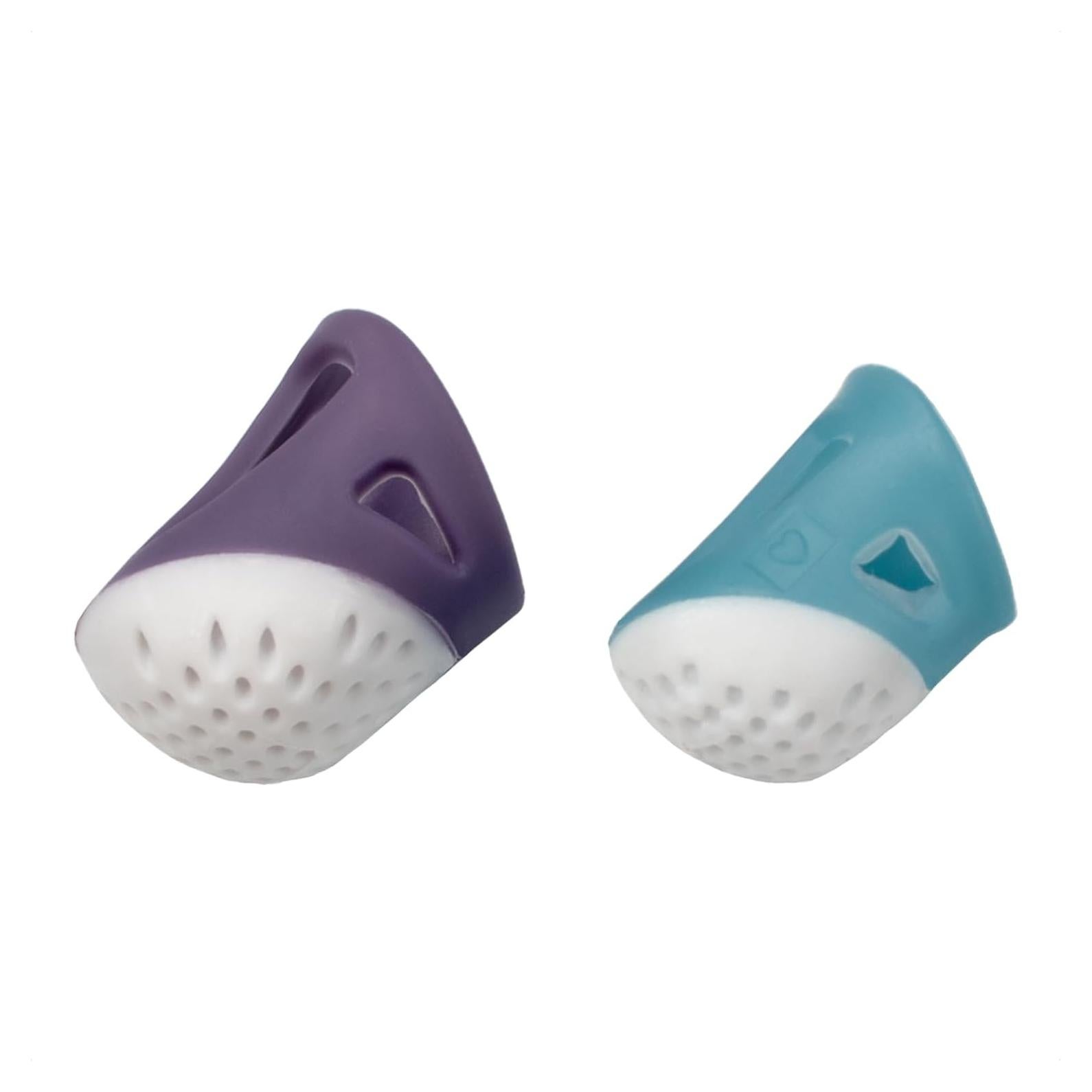 FIKLOTA 2 PCS Protectores de Dedo Dedal Antideslizantes