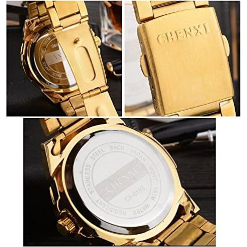 Reloj Clásico DREAMING Q&P Fq-005 Acero Inoxidable Dorado