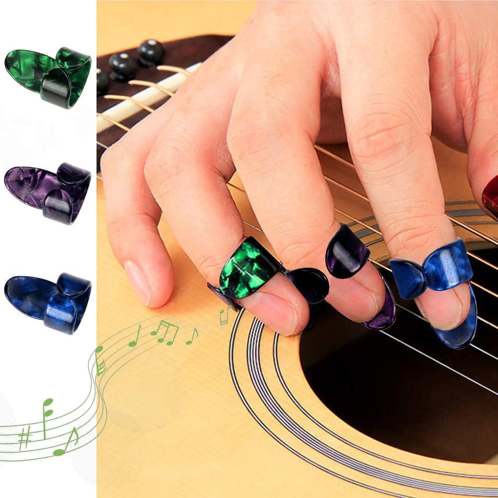 30 Protectores de Dedos de Silicona para Guitarra 5 Tamaños