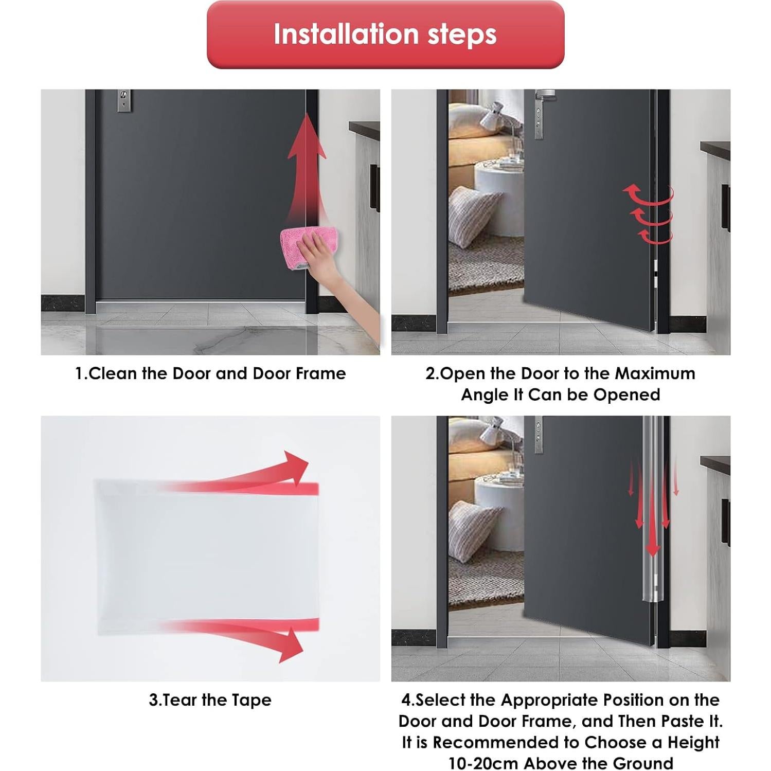 Protector de Puerta para Niños Angloria - Seguridad Dedos