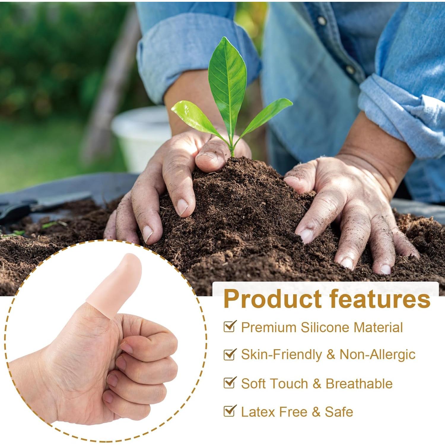 10 Fundas de Gel para Dedos Mxxipp - Alivio Artritis