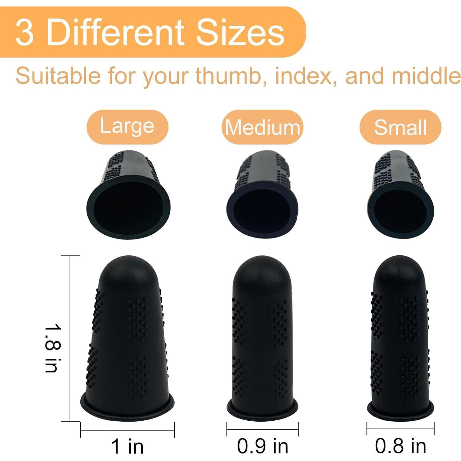 24 Tapas de Silicona Ykimok para Dedos - Antideslizantes