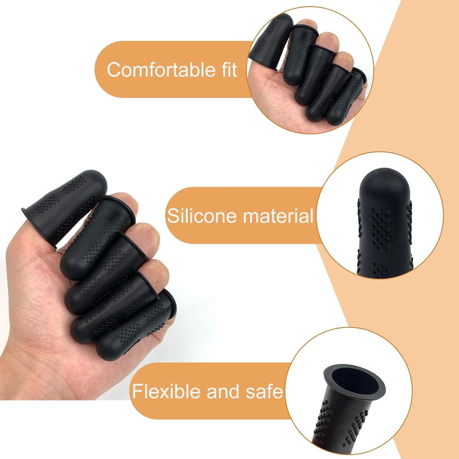 24 Tapas de Silicona Ykimok para Dedos - Antideslizantes