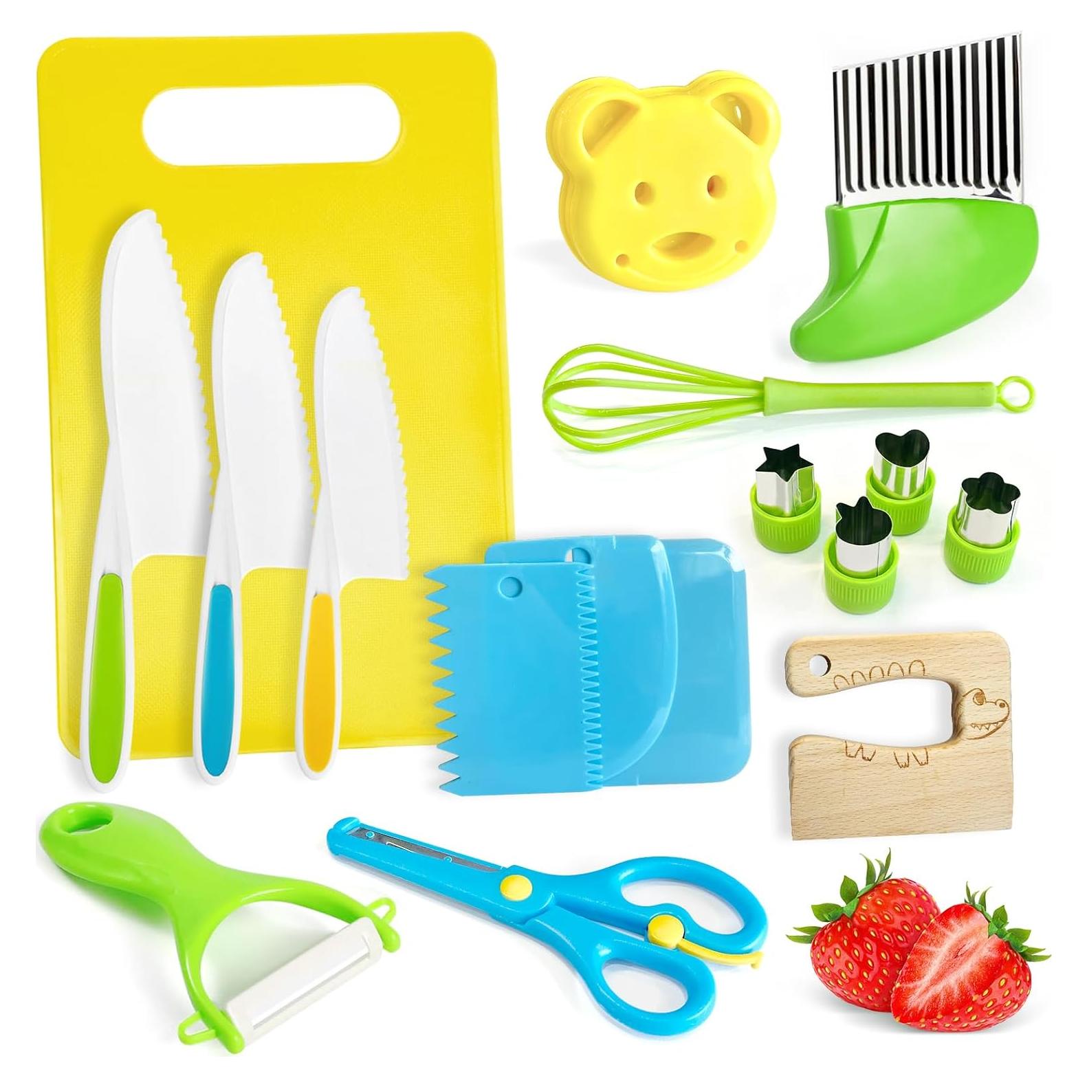 Juego de cuchillos Montessori Chanking 17 piezas para niños