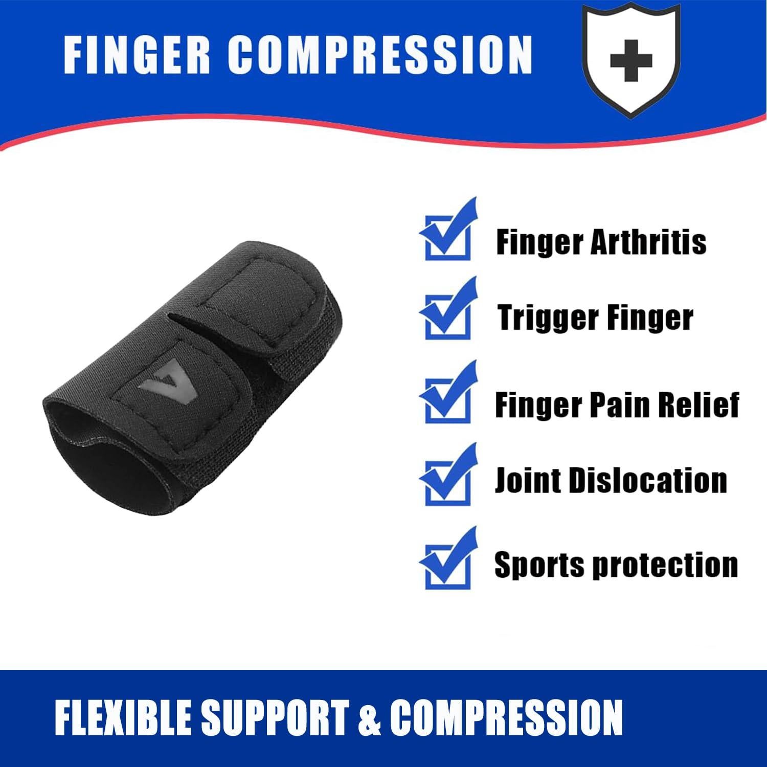 Mangas Elásticas para Dedos Mezeic Soporte Alivio Artritis