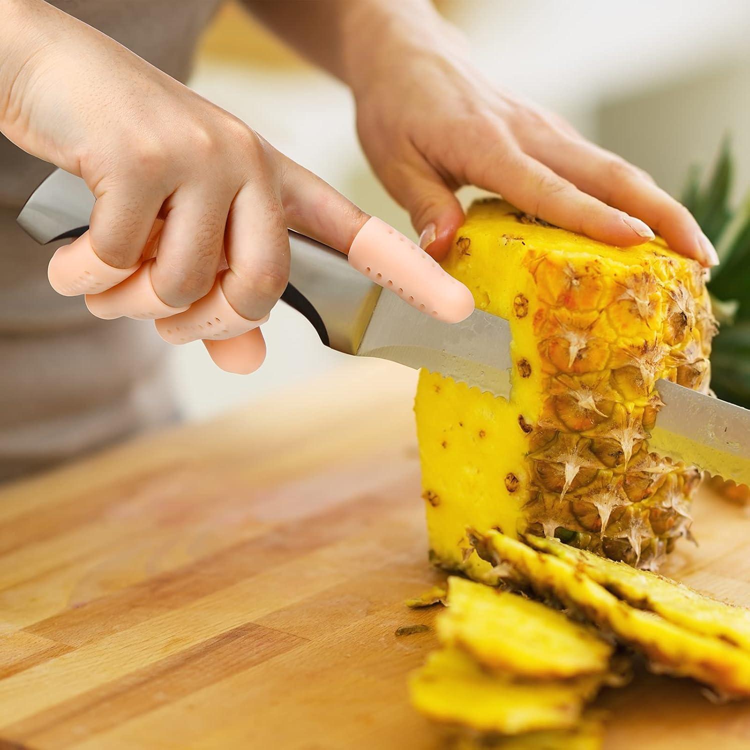 Fundas de Dedos de Silicona Nuanchu 20 Pcs Transpirables