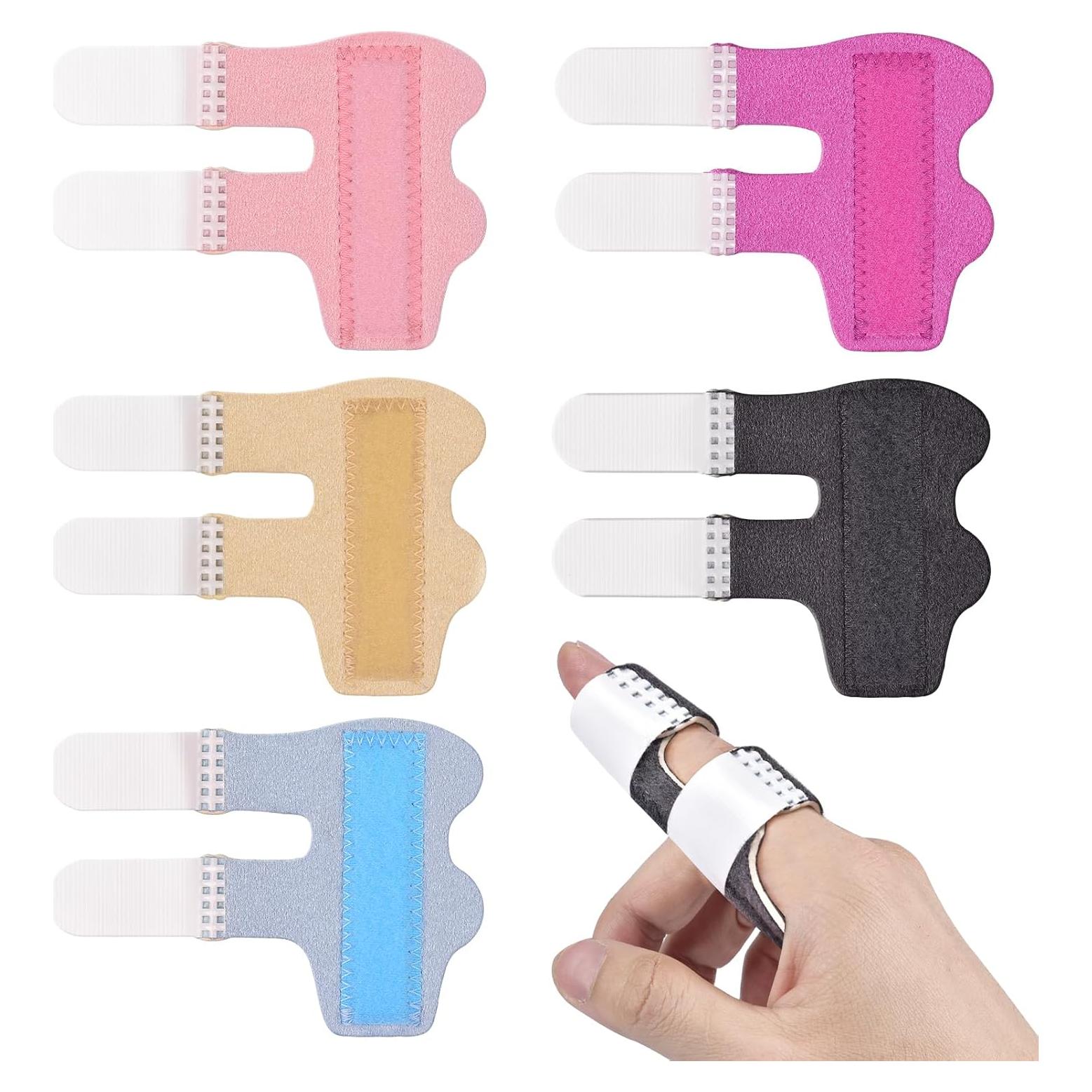 Férulas para Dedos Sopito 5 Piezas Ajustables Alivio Artritis