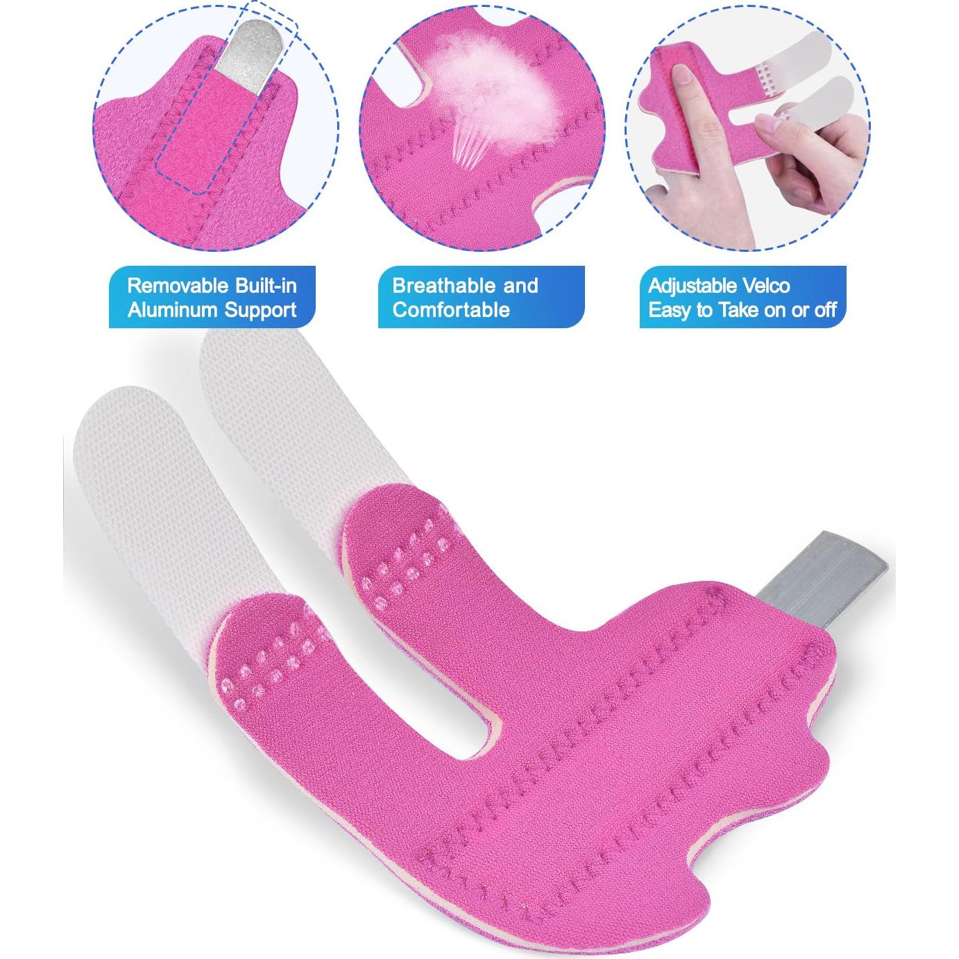 Férulas para Dedos Sopito 5 Piezas Ajustables Alivio Artritis