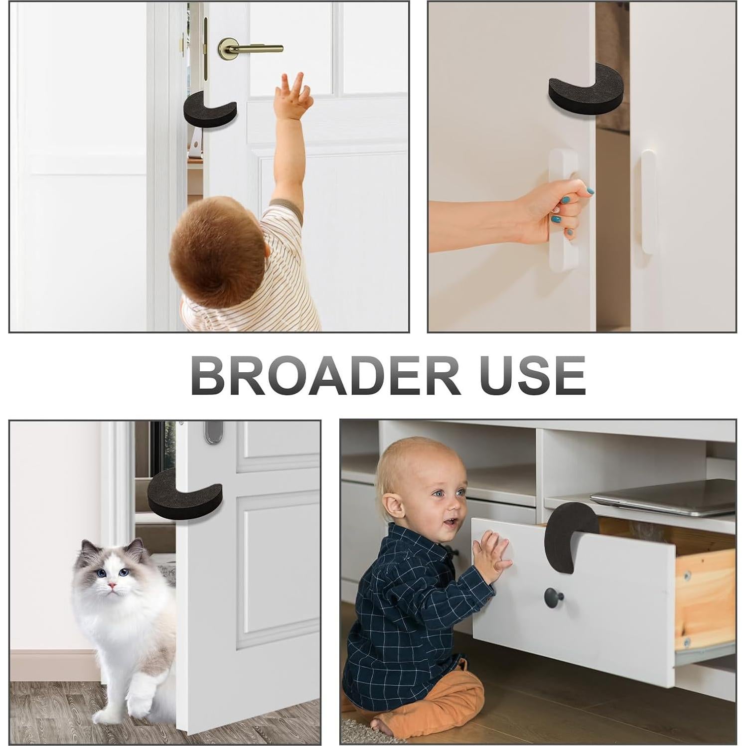 Tope de Puerta de Espuma Jheoyrt 8 Pcs Seguridad Niños