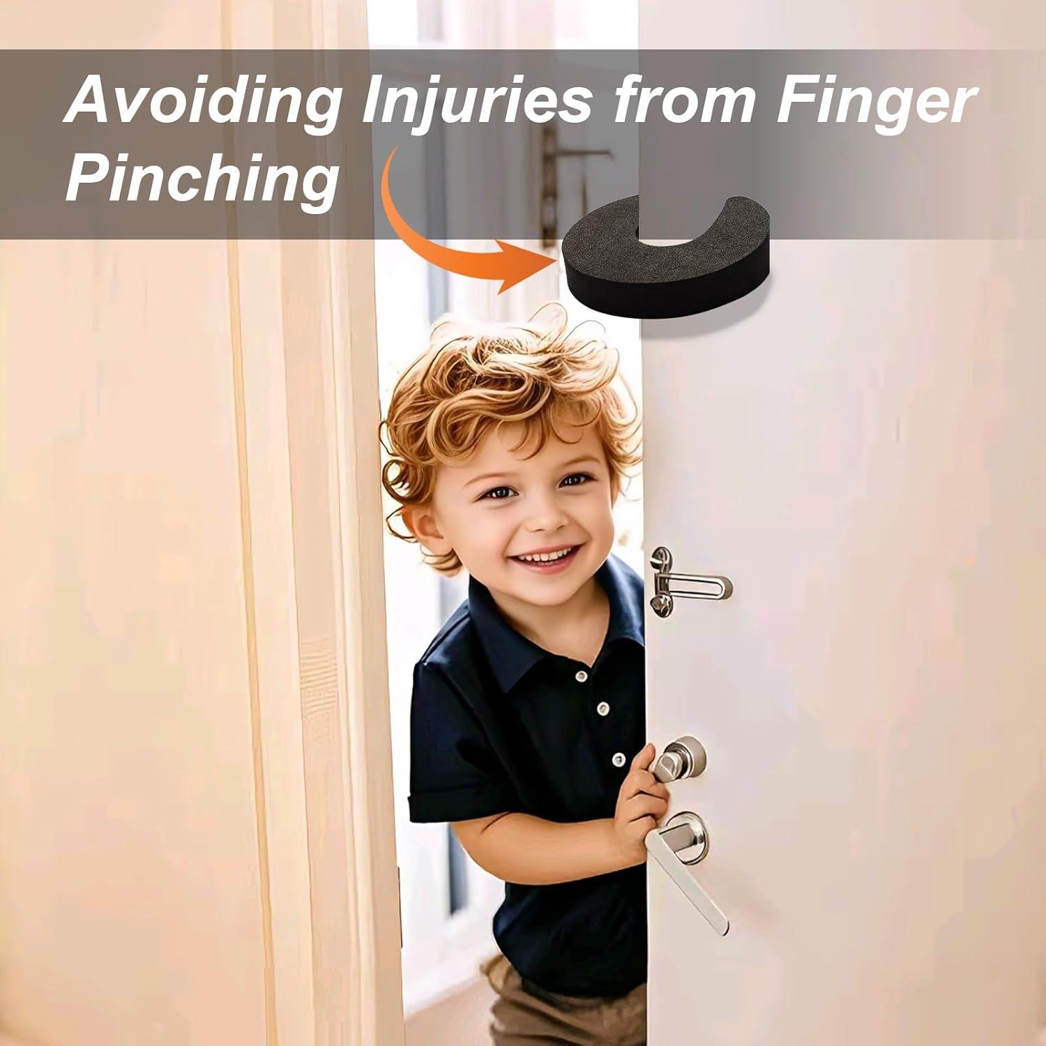 Tope de Puerta de Espuma Jheoyrt 8 Pcs Seguridad Niños