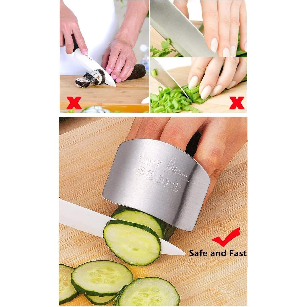 Protector de Dedo Acero Inoxidable QHQ-SHININGLIFI 2PCS