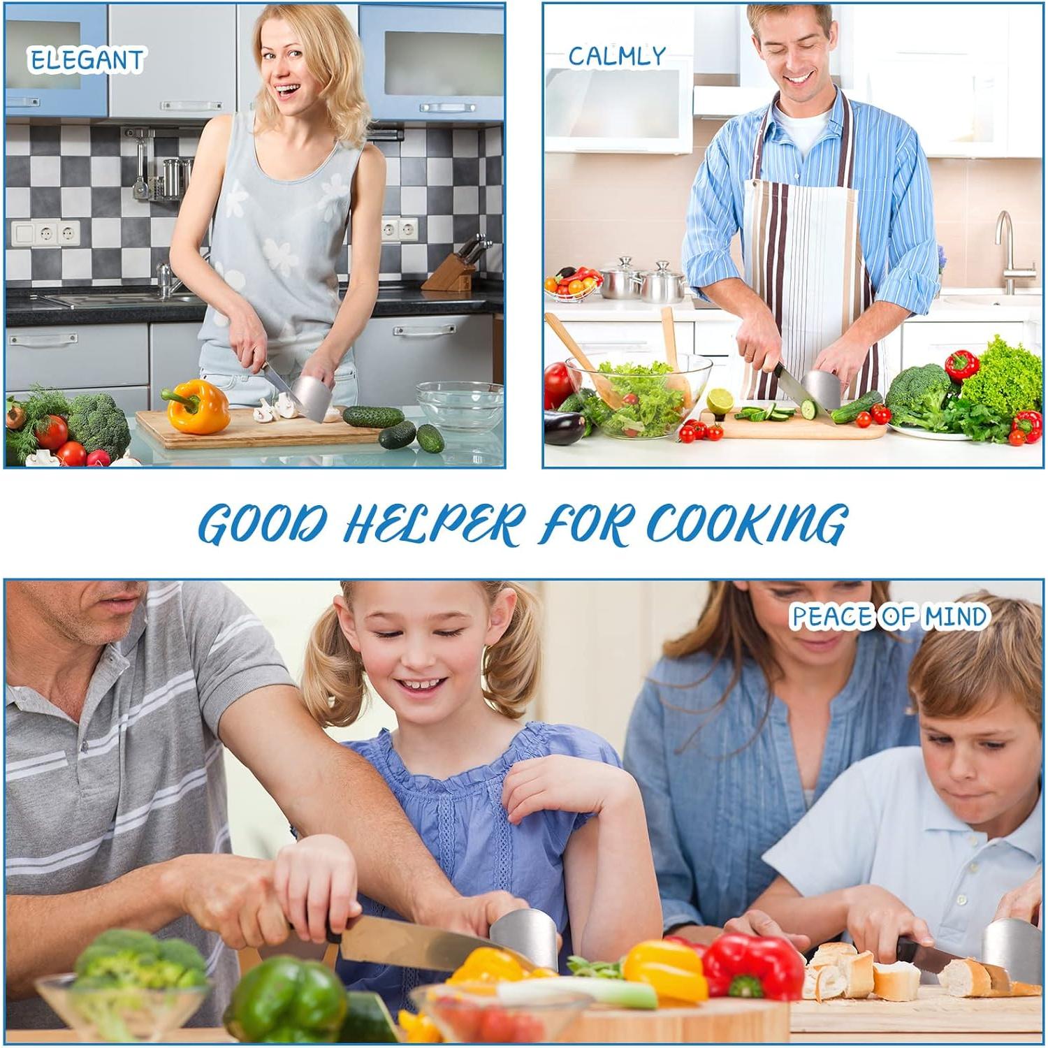 Juego de 9 Protectores de Dedos Raiten Acero Inoxidable