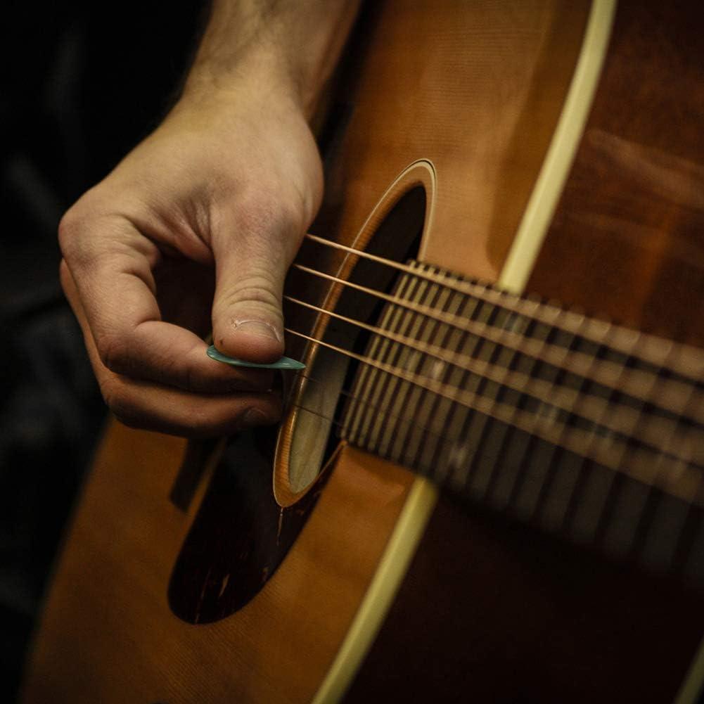 40 Protectores de Dedo de Silicona para Guitarra Multicolor