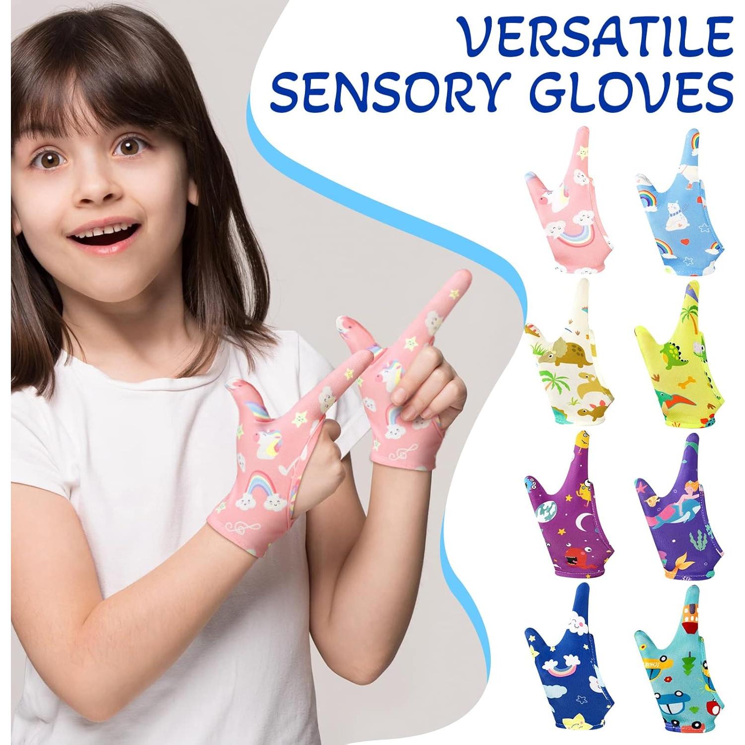 Guantes Antimordedura para Niños Janmercy 8 Estilos 8-12 Años