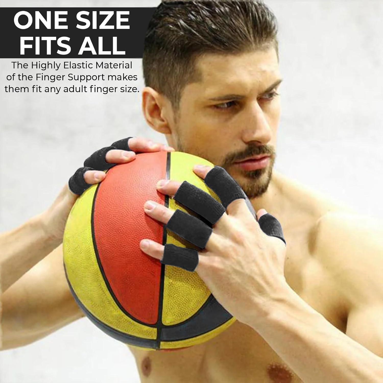 Protector de Dedo KM SPORTS Negro - 10 Unidades Multiuso