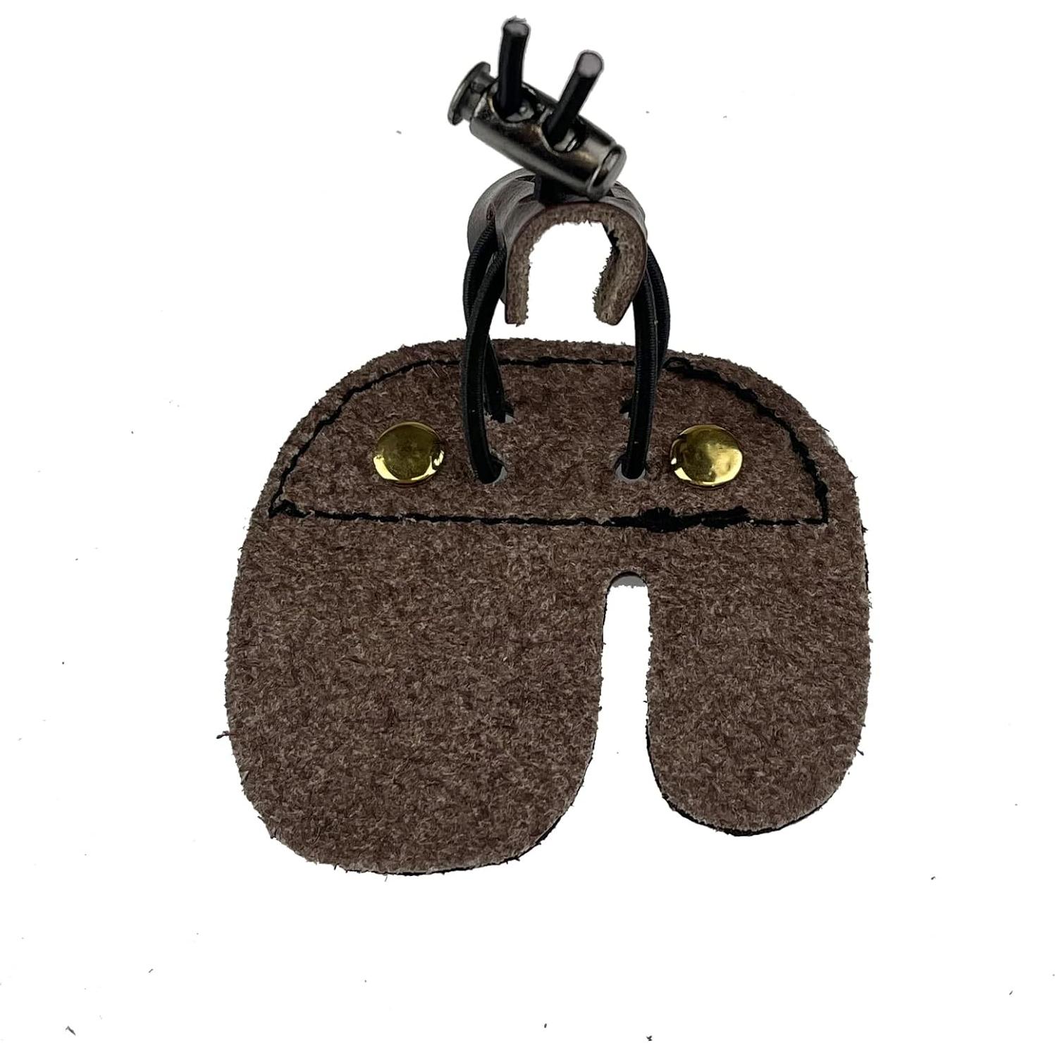 Paquete de 2 Pestañas de Dedo de Arquería Miokun Cuero