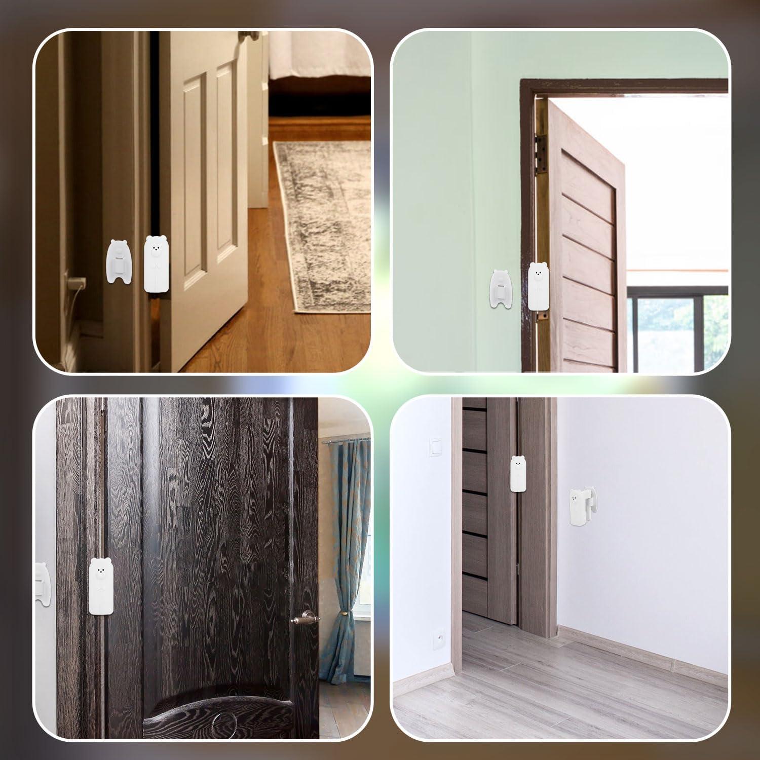 2 Protectores de Puerta para Bebés BOXOB Silicona Blanco