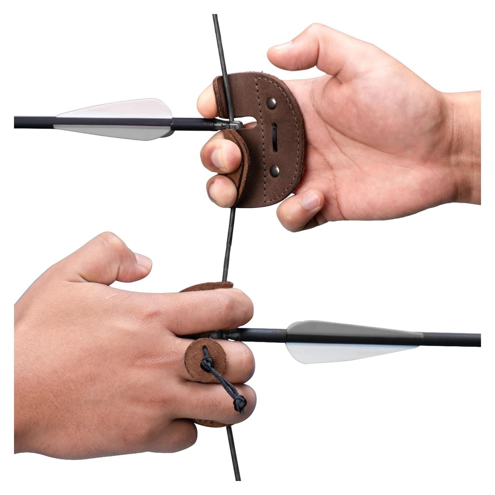 Protector de Dedos para Arquería Hide & Drink Mano Izquierda