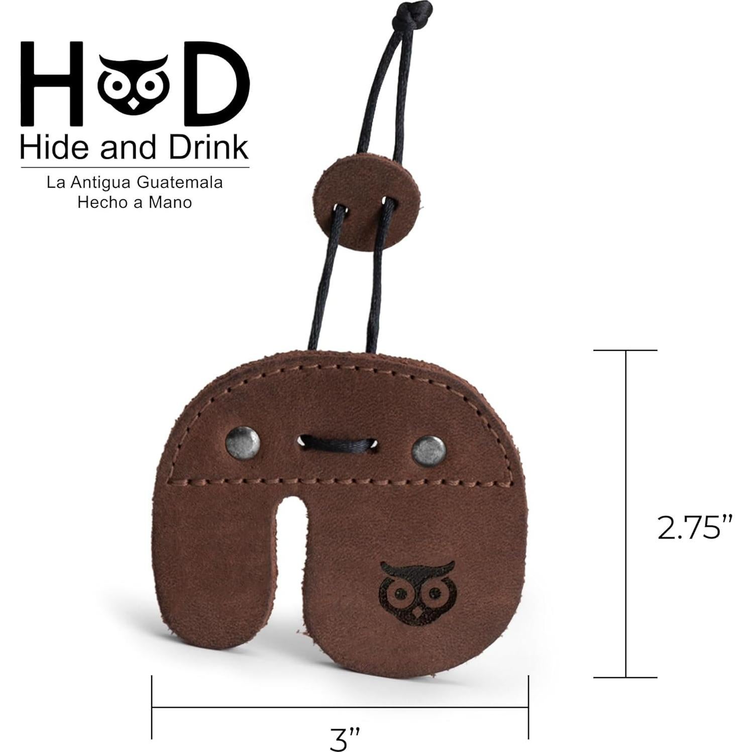 Protector de Dedos para Arquería Hide & Drink Mano Izquierda