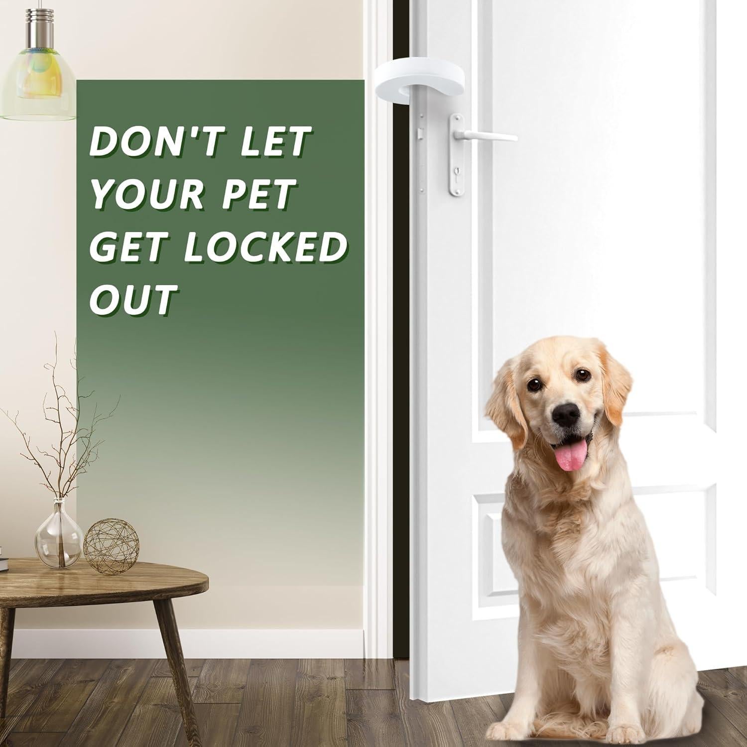 6 Detenedores de Puerta YIIFELL Espuma Blanca Anti Golpe