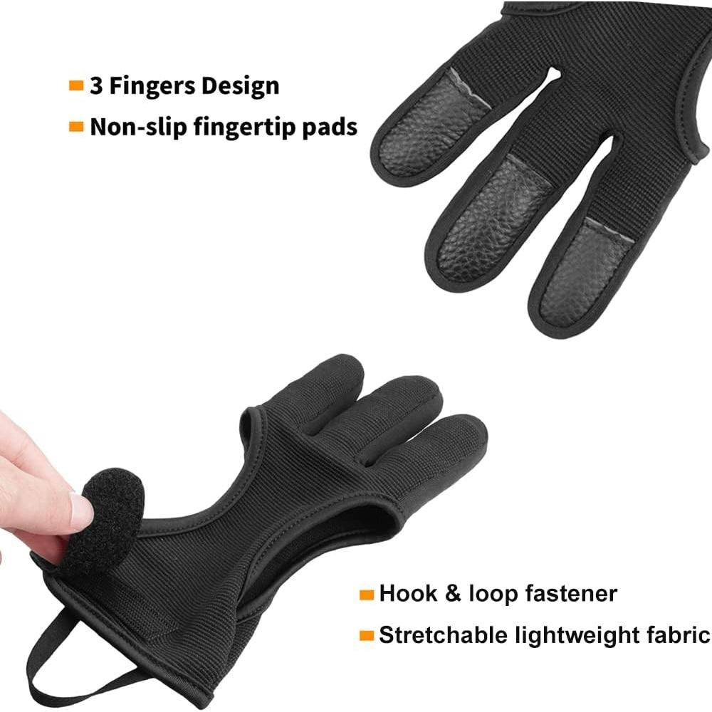 Guantes y protector de brazo KRATARC N1 para tiro con arco