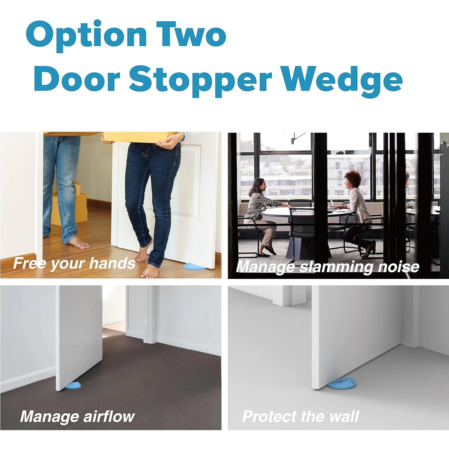 Guardián de Puertas Neobay 2 Paquetes Azul Silicona