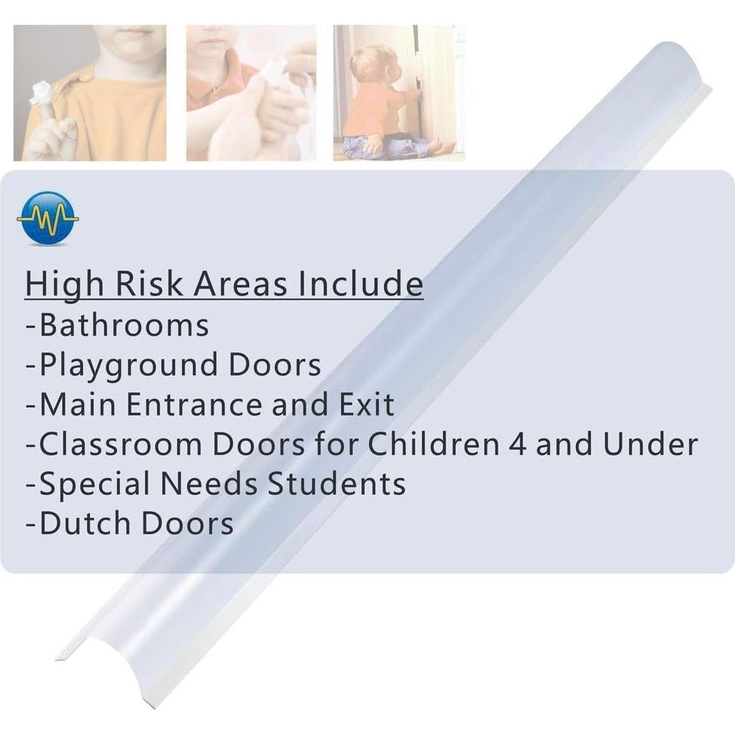 Protector de Puerta para Bebés AILUOQI Set de 2 Piezas