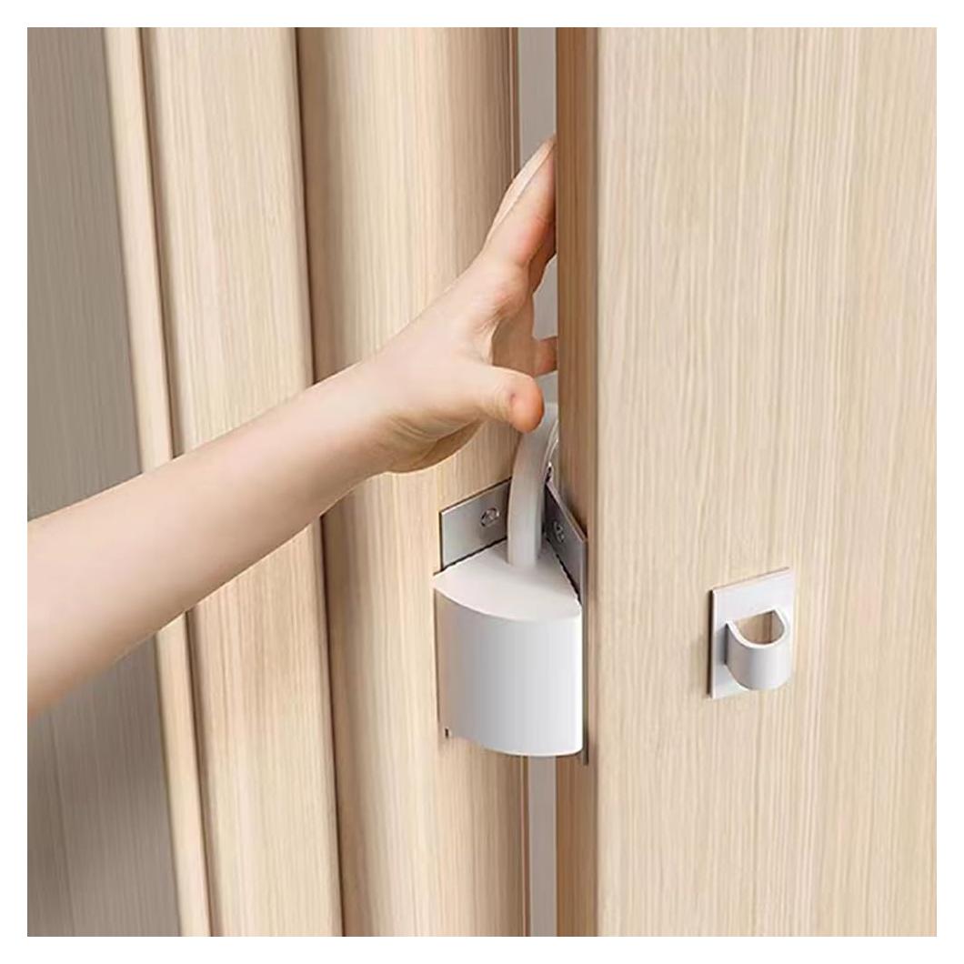 Set de 4 Protectores de Dedos para Puerta Bebé Blanco