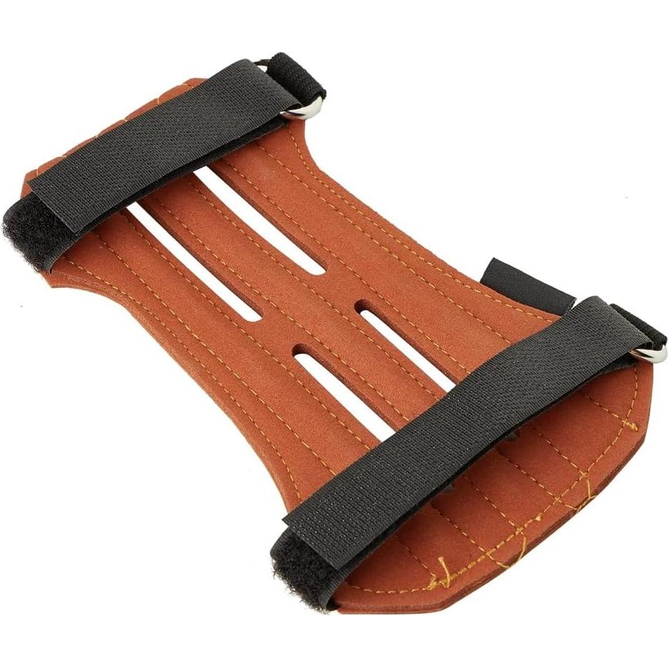 Protector de Brazo y Guantes de Arquería TOPARCHERY Marrón