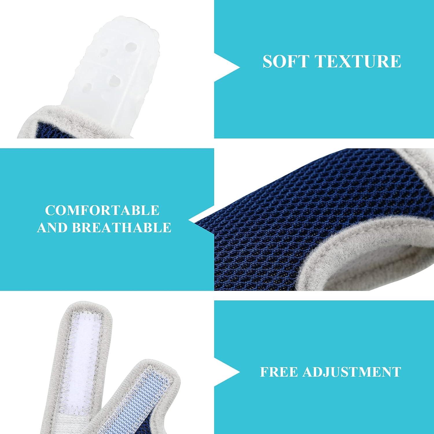 Guardafingers de Silicona para Bebés 2 Piezas Azul