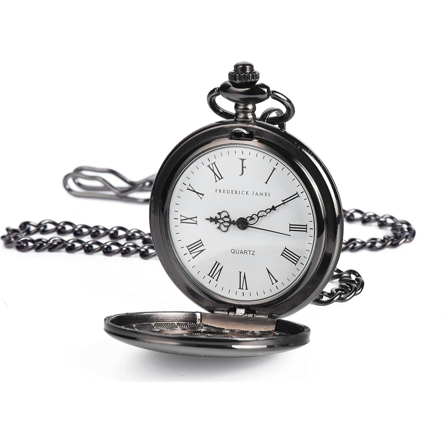 Reloj de Bolsillo FREDERICK JAMES Grabado para Esposo