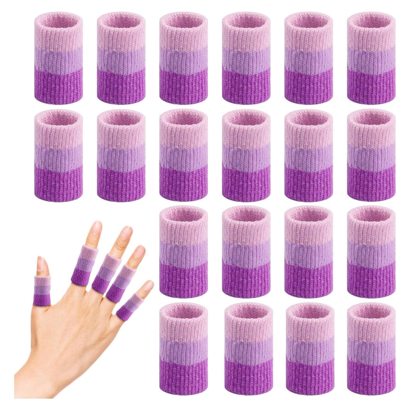 20 Protectores de Dedos de Ganchillo Asofelk 4cm Transpirables