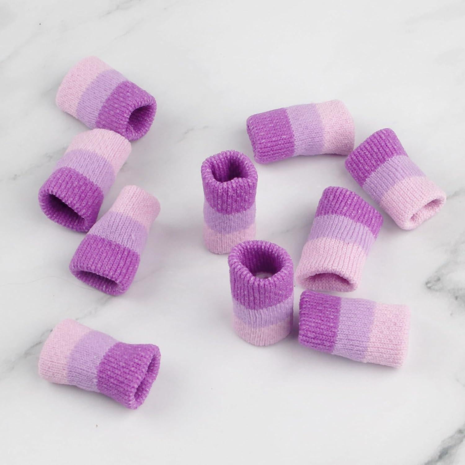 20 Protectores de Dedos de Ganchillo Asofelk 4cm Transpirables