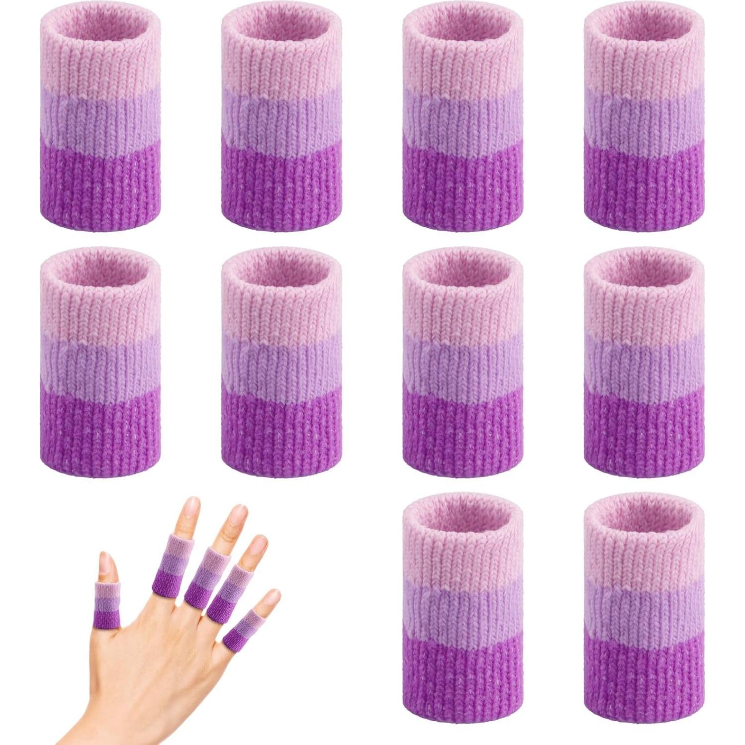 20 Protectores de Dedos de Ganchillo Asofelk 4cm Transpirables