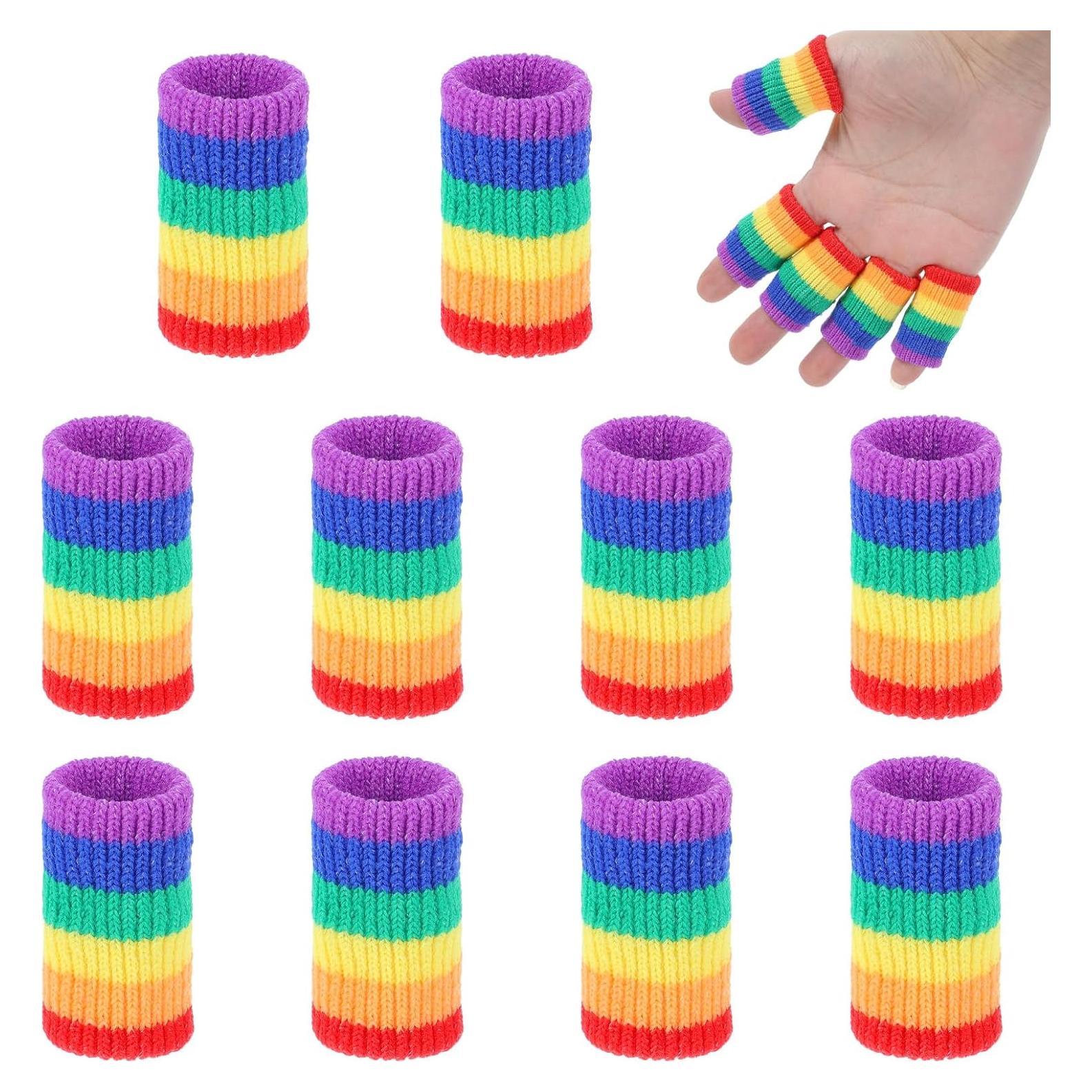 Protector de Dedos de Crochet Yuanchu 10 Piezas Transpirables