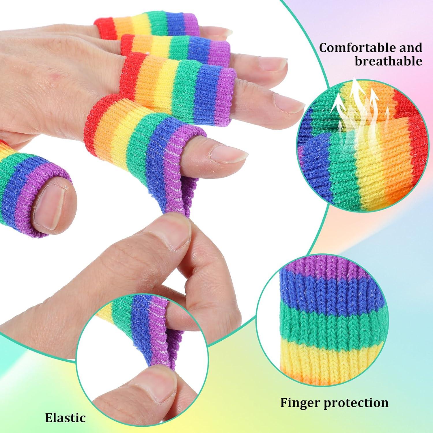 Protector de Dedos de Crochet Yuanchu 10 Piezas Transpirables