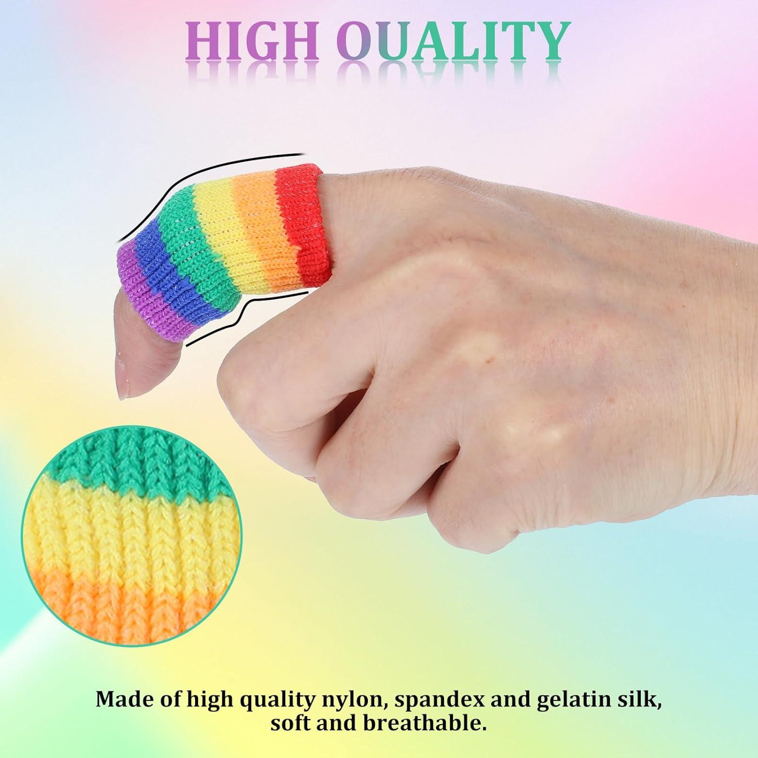 Protector de Dedos de Crochet Yuanchu 10 Piezas Transpirables