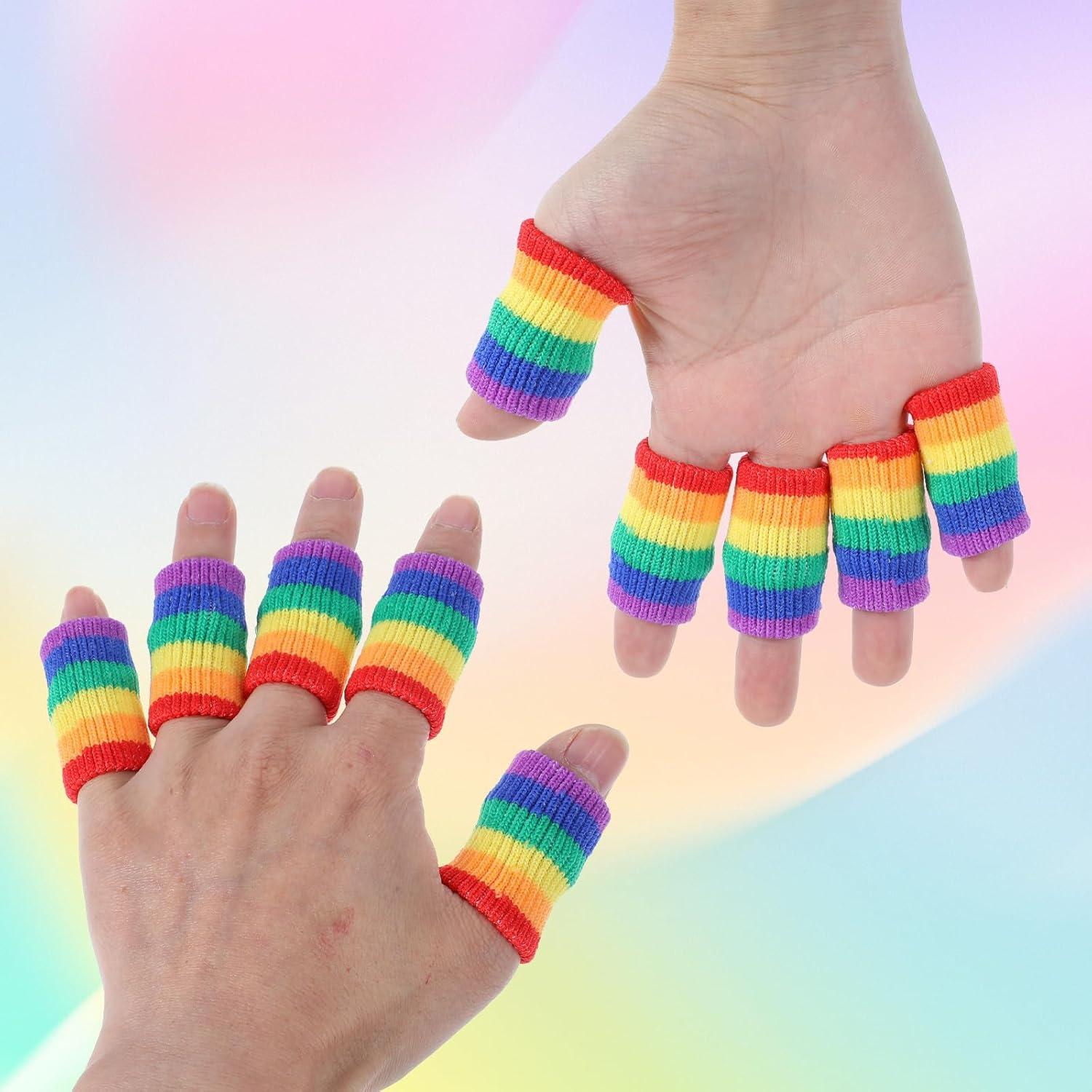 Protector de Dedos de Crochet Yuanchu 10 Piezas Transpirables