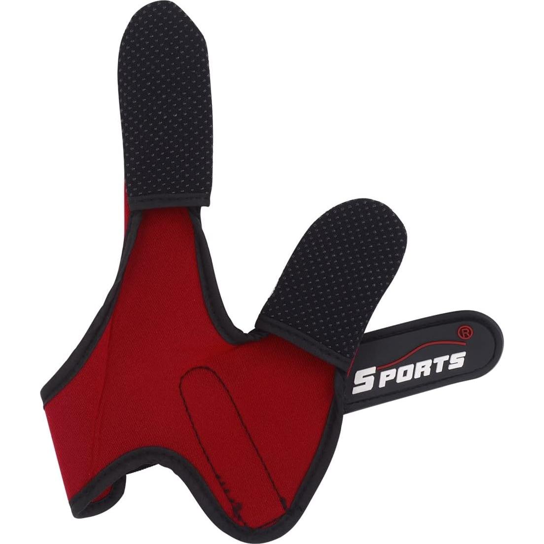 Guante de Pesca Profesional Uniwit Rojo Ajustable