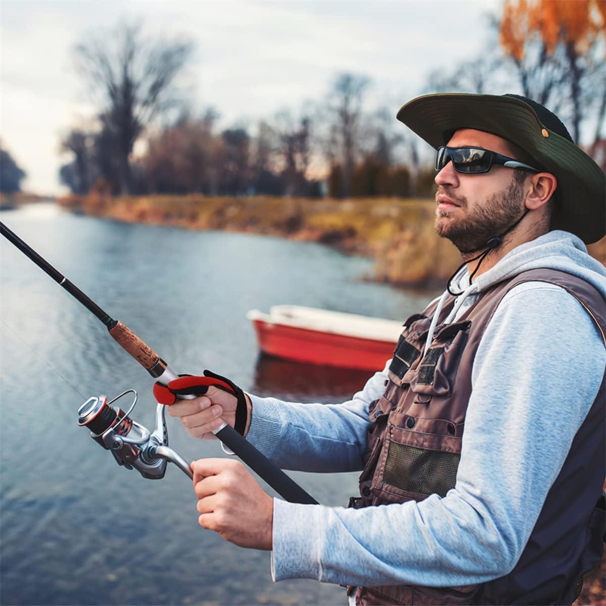 Guante de Pesca Profesional Uniwit Rojo Ajustable