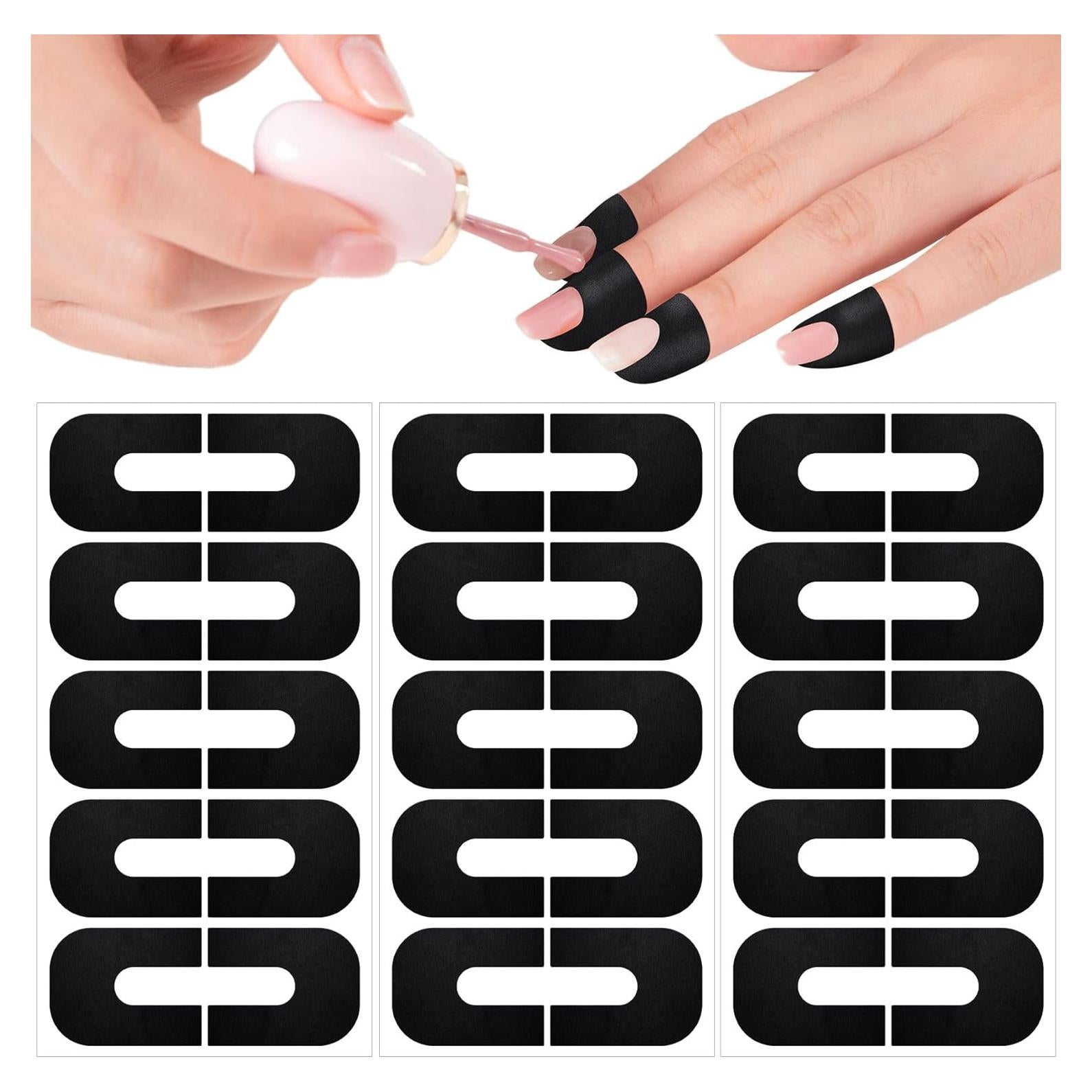 30 Protectores de Esmalte de Uñas Isslly - Cutícula en U