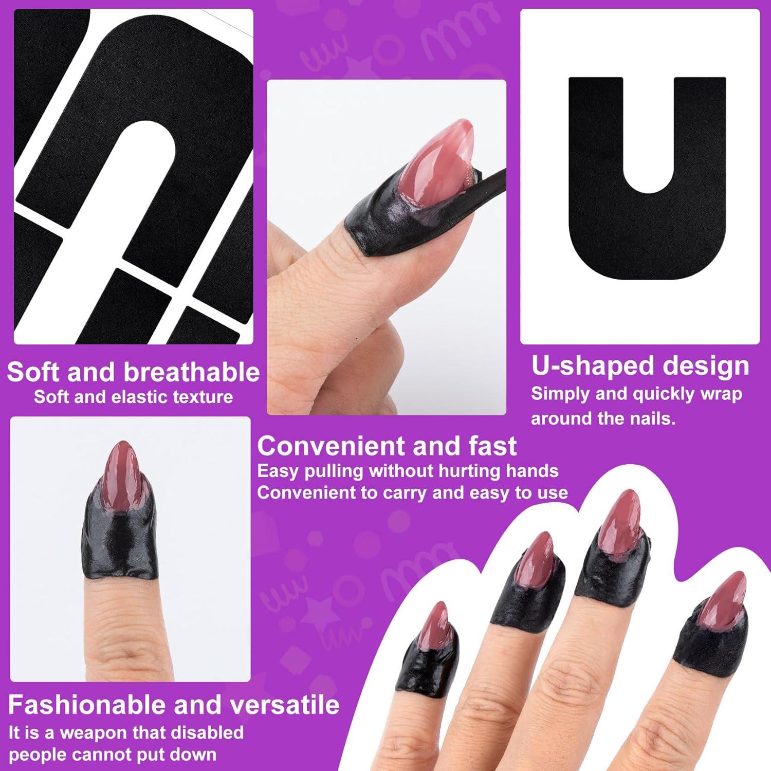 30 Protectores de Esmalte de Uñas Isslly - Cutícula en U