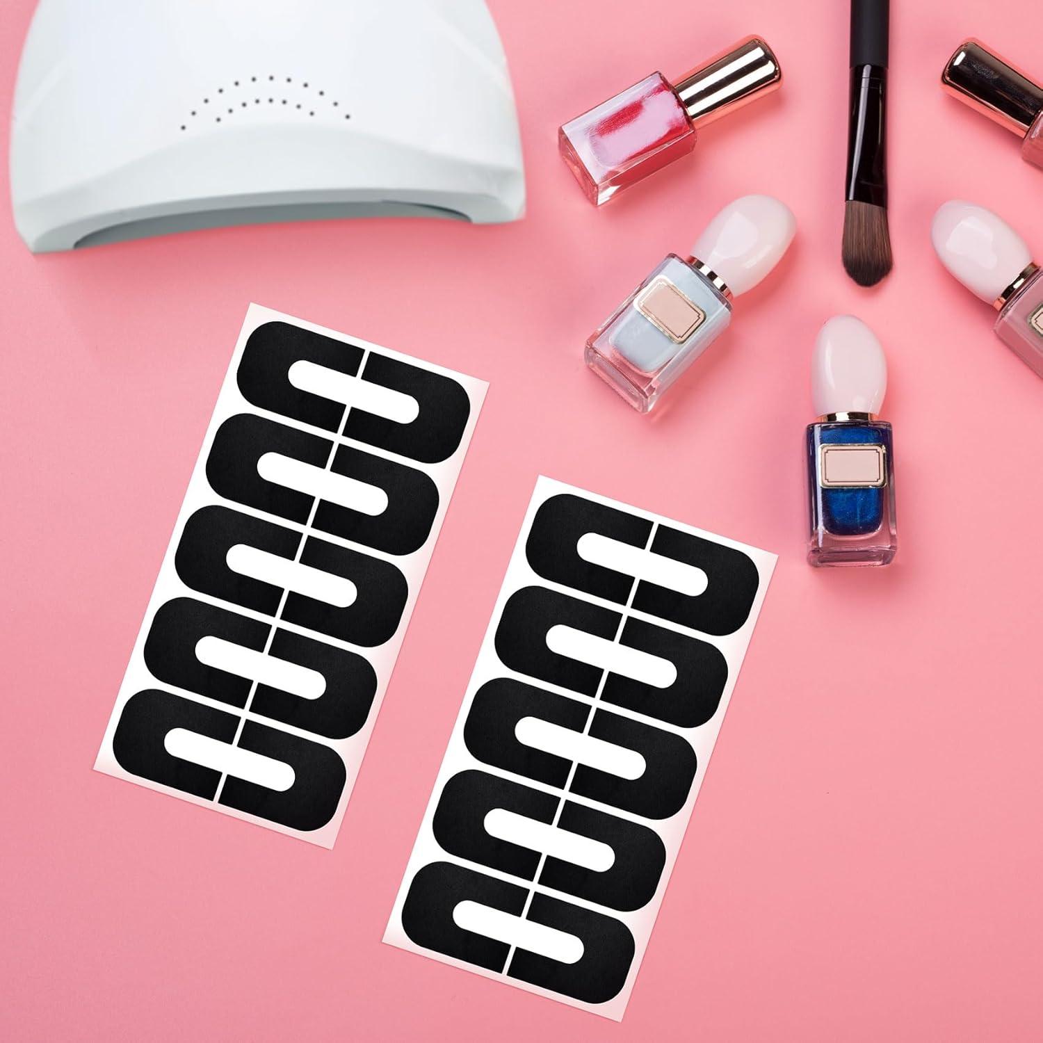 30 Protectores de Esmalte de Uñas Isslly - Cutícula en U