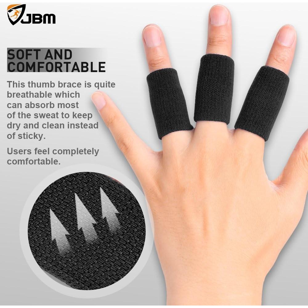 JBM Mangas para Dedos - Paquete de 5 Protectores de Compresión