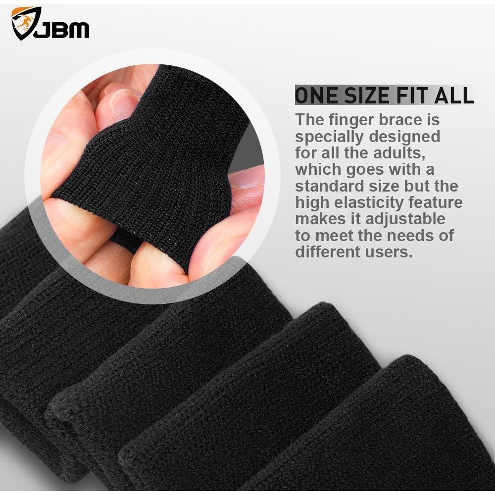 JBM Mangas para Dedos - Paquete de 5 Protectores de Compresión