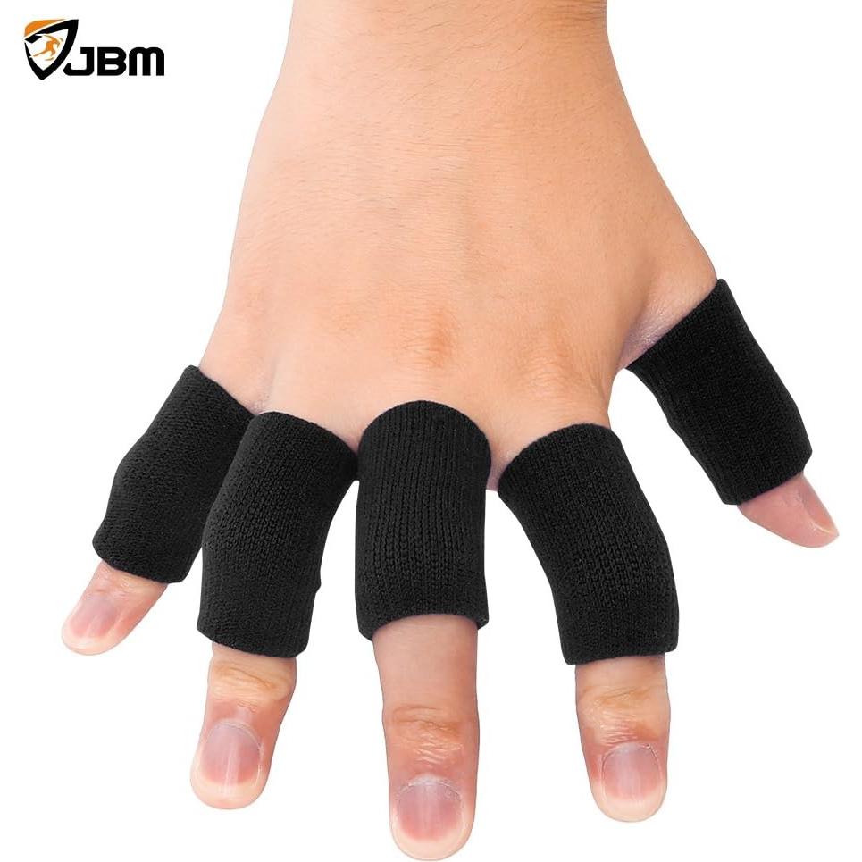 JBM Mangas para Dedos - Paquete de 5 Protectores de Compresión