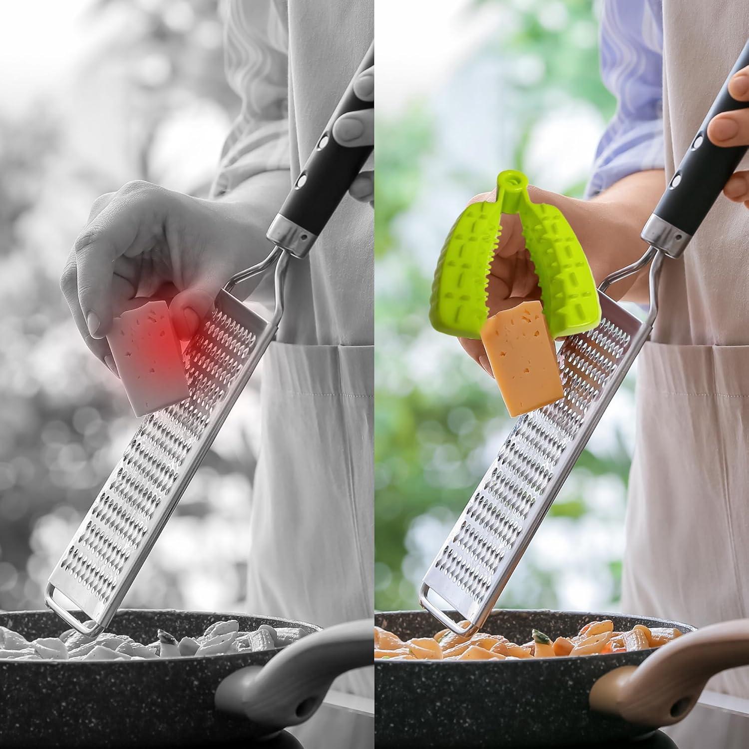 Protectores de Dedos JuGeoZhi para Cortar Alimentos - 2 Piezas