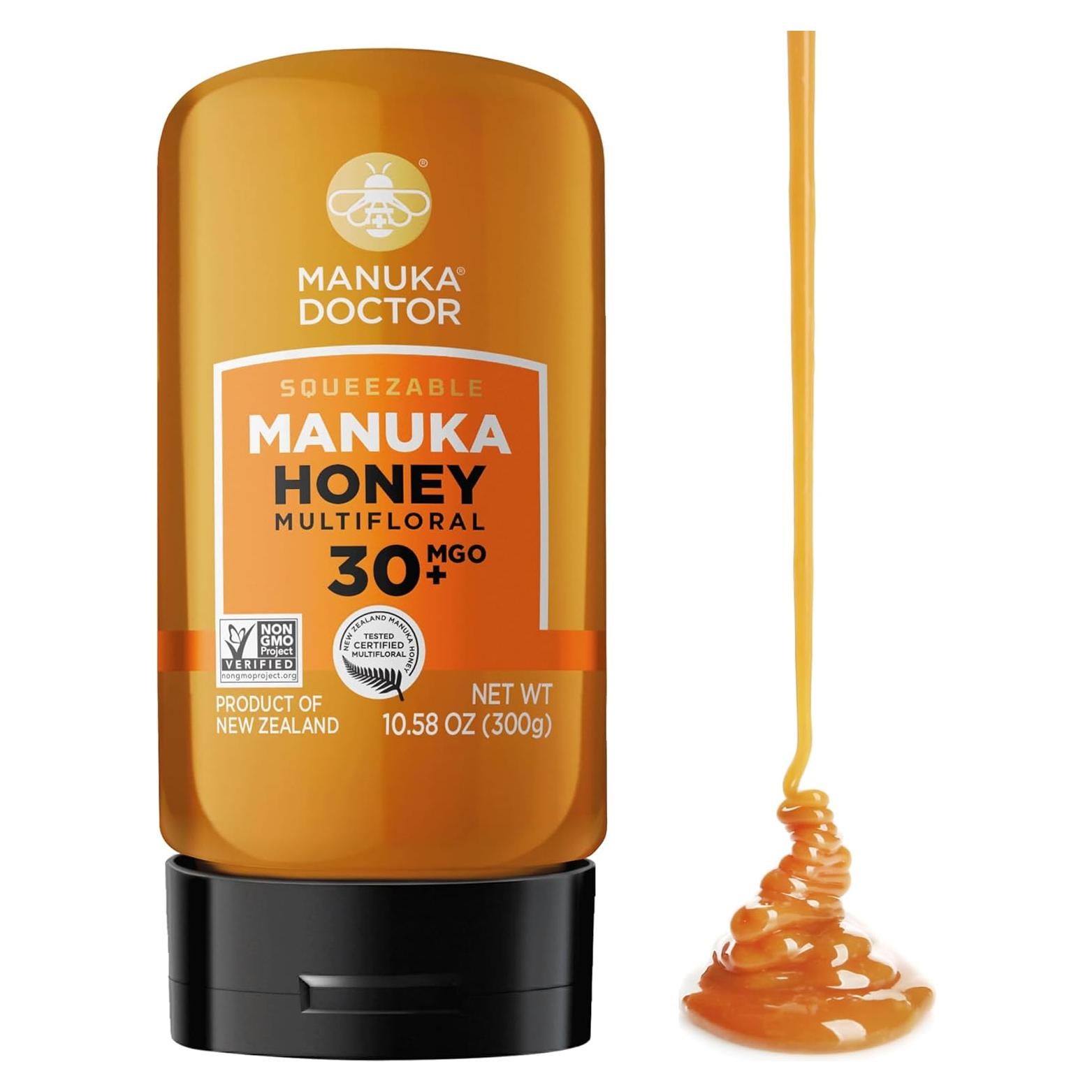 Miel de Manuka Multifloral Manuka Doctor MGO 30+ 300g Pura NZ