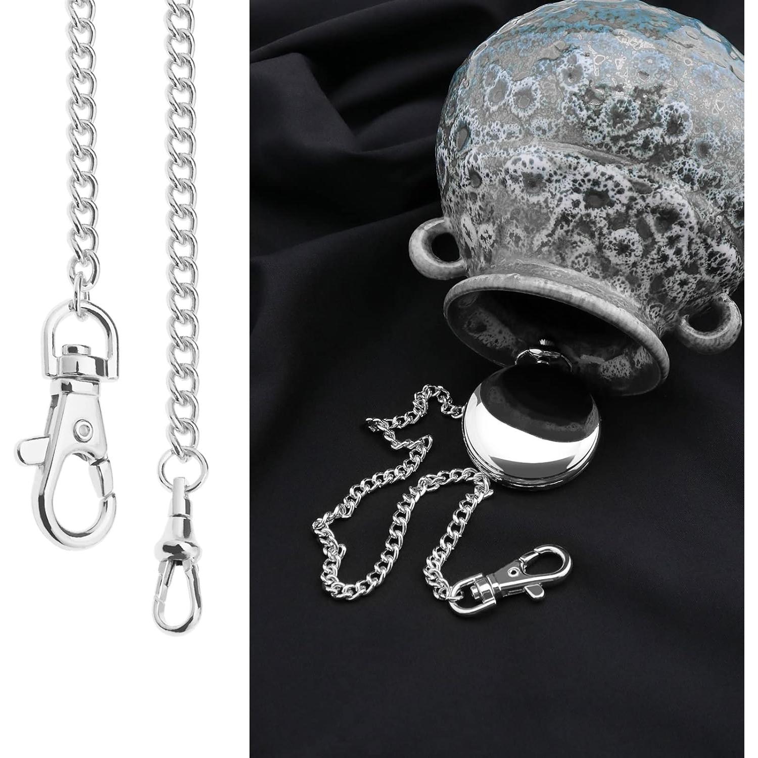 Cadena de Reloj de Bolsillo SING F LTD 37 cm Metal Plata