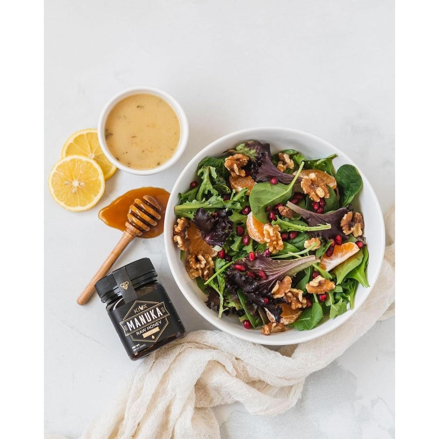 Miel Manuka Cruda Kiva UMF 20+ MGO 850+ 250 ml Pura Nueva Zelanda